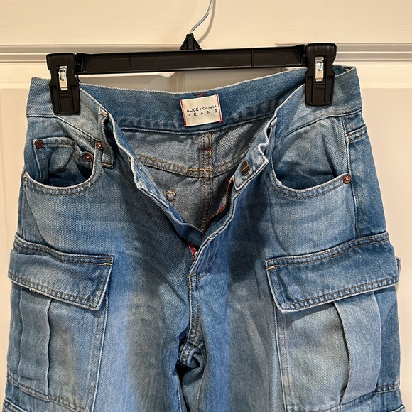 Alice + Olivia Cargo Jeans - Picture 3 of 3